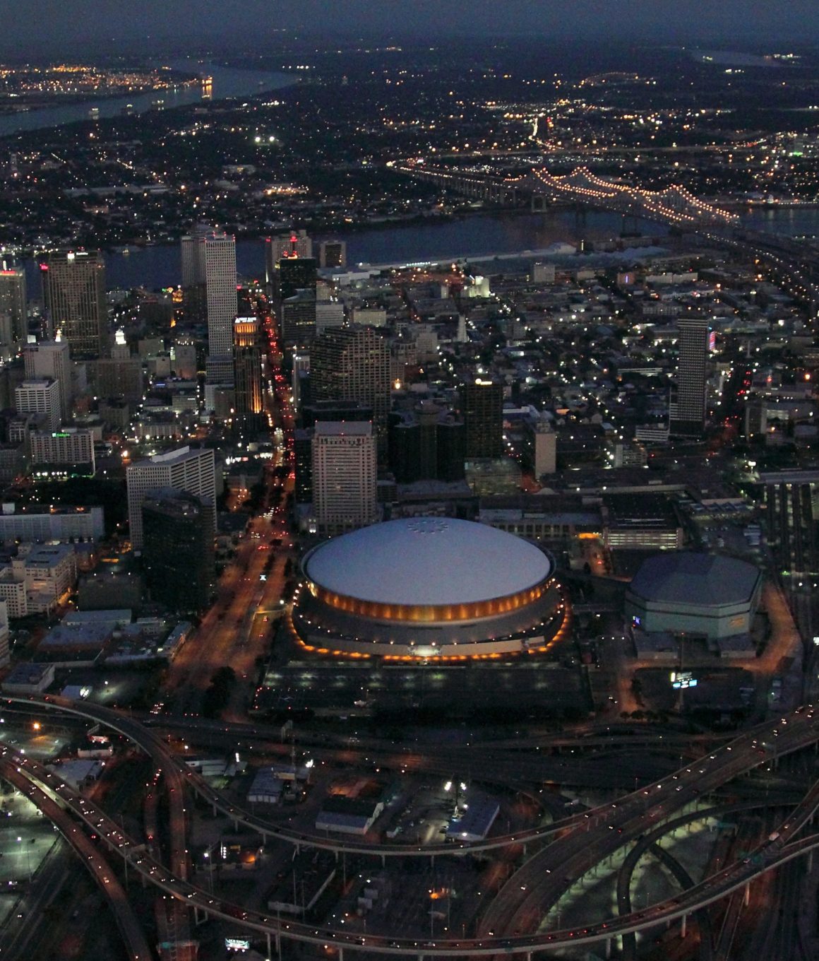 Skyline view of the superdome